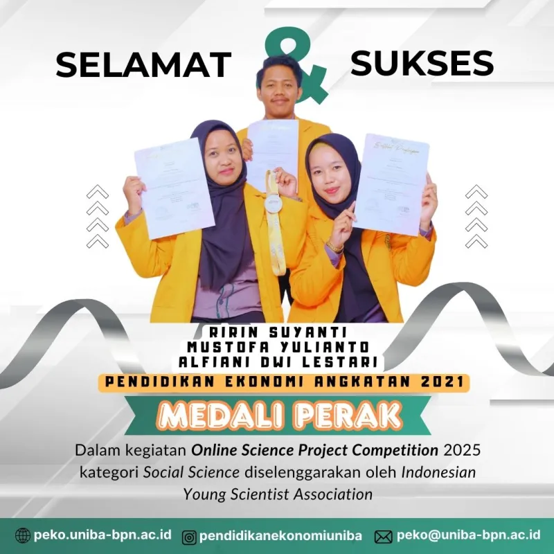 Mahasiswa Pendidikan Ekonomi Raih Medali Perak dalam Kompetisi OSPC 2025